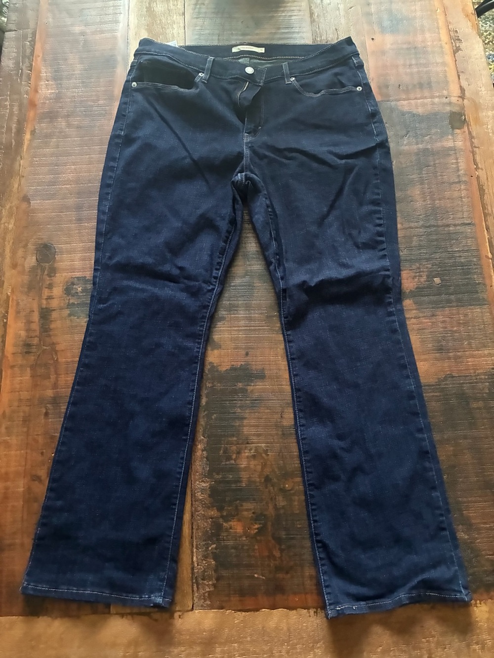 Levi’s Dark Blue Stretch Classic Bootcut Jeans 16S